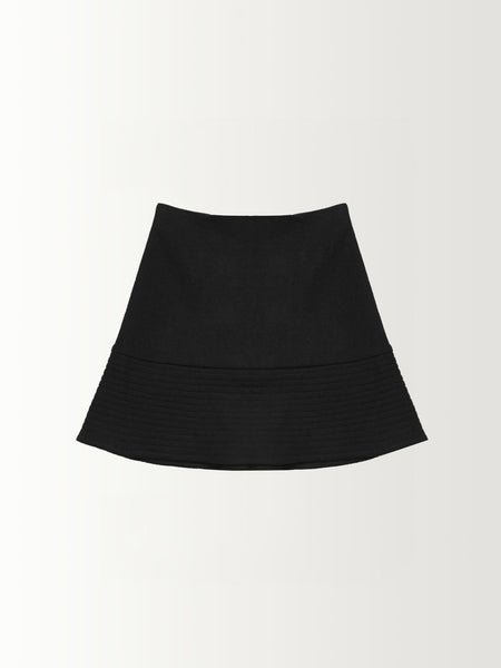 BOTTOM STITCHED SKIRT