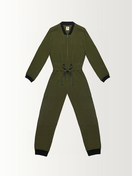 L/S TWO PATCH JUMPSUIT