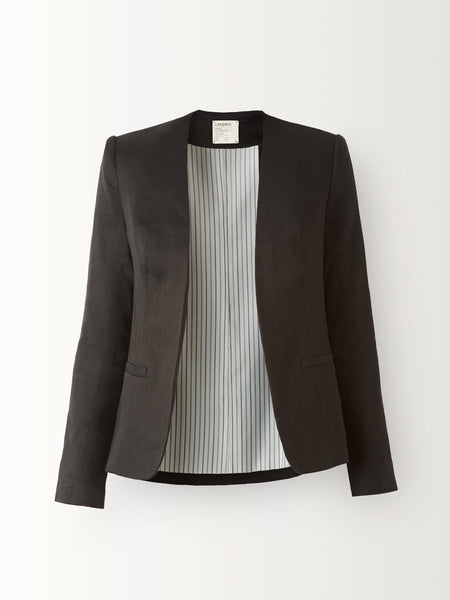 COLLARLESS BLAZER
