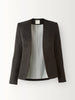 COLLARLESS BLAZER