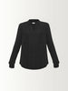 L/S BAND COLLAR BLOUSE