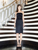 STRAPLESS TAILORED DRESS