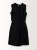 SLEEVELESS DRAPE DRESS