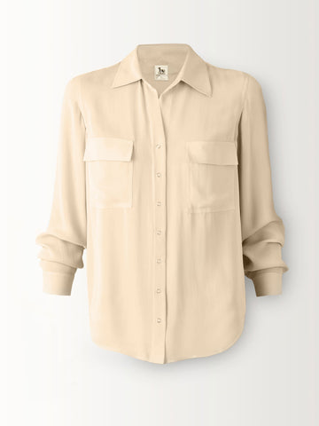 L/S TWO POCKET BLOUSE