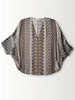 V NECK HALF DOLMAN
