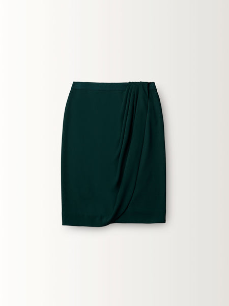 DRAPE FRONT SKIRT