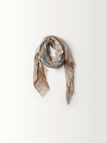 PLAID NECK SCARF